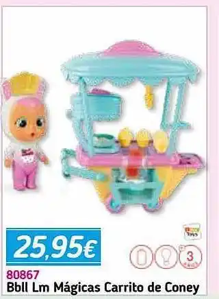 Panre Bbll Lm Mágicas Carrito De Coney oferta