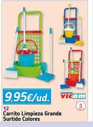 Panre Carrito Limpieza Grande Surtido Colores Vicam oferta