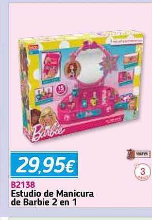 Panre Estudio De Manicura De Barbie 2 En 1 oferta