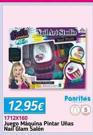 Panre Juego Máquina Pintar Uñas Nail Glam Salón Panritos oferta
