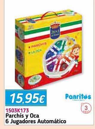 Panre Parchís Y Oca 6 Jugadores Automático Panritos oferta