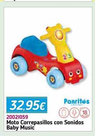Panre Moto Correpasillos Con Sonidos Baby Music oferta