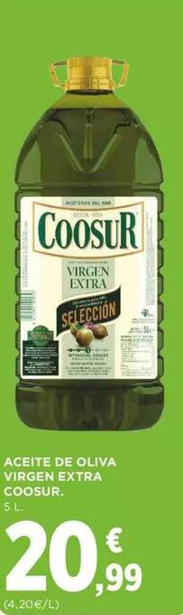 Supercor Aceite De Oliva Virgen Extra Coosur oferta