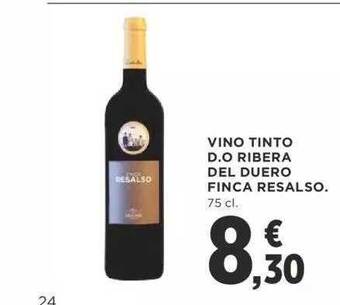 Supercor Vino Tinto D.o. Ribera Del Duero Finca Resalso oferta