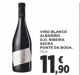 Supercor Vino Blanco Albariño D.o. Ribeira Sacra Ponte De Boga oferta