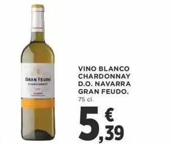 Supercor Vino Blanco Chardonnay D.o. Navarra Gran Feudo oferta