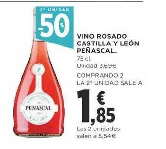 Supercor 2a Unidad -50% Vino Rosado Castilla Y León Peñascal oferta