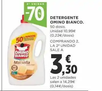 Supercor 2a Unidad -70% Detergente Omino Bianco oferta