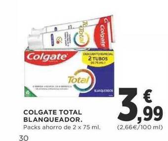 Supercor Colgate Total Blanqueador oferta