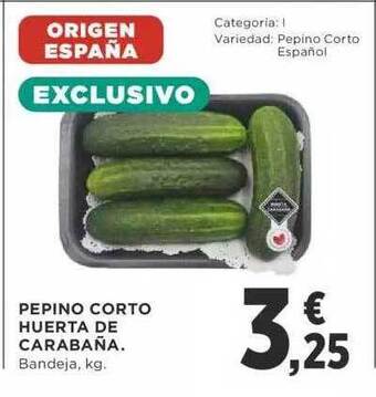 Supercor Pepino Corto Huerta De Carabaña oferta