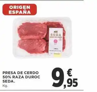 Supercor Presa De Cerdo 50% Raza Duroc Seda oferta