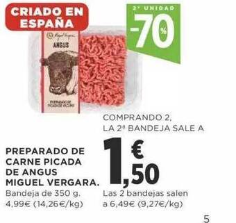 Supercor 2a Unidad -70% Preparado De Carne Picada De Angus Miguel Vergara oferta