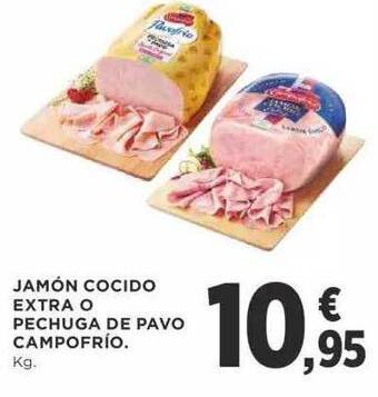 Supercor Jamón Cocido Extra O Pechuga De Pavo Campofrío oferta