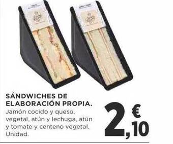 Supercor Sándwiches De Elaboración Propia oferta