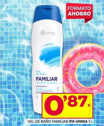 Supermercados Dani Gel De Baño Familiar Ifa-unnia oferta