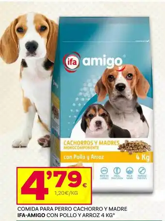 Supermercados Dani Comida Para Perro Cachorro Y Madre Ifa-amigo Con Pollo Y Arroz oferta