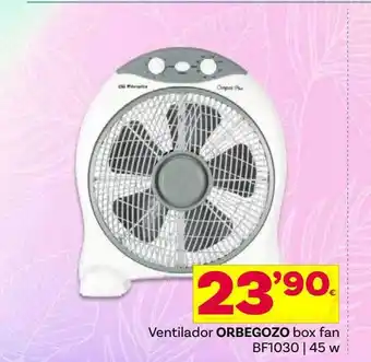 Supermercados Dani Ventilador Orbegozo Box Fan oferta