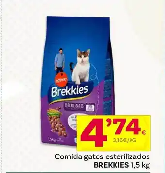 Supermercados Dani Comida Gatos Esterilizados Brekkies oferta