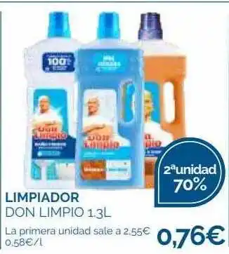 Supermercados La Despensa 2a Unidad 70% Limapidor Don Limpio oferta