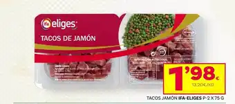 Supermercados Dani Tacos Jamón Ifa-eliges P-2 oferta
