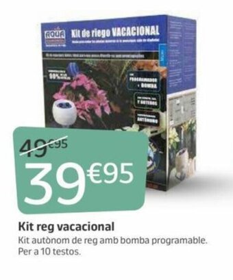 Jardiland Kit Reg Vacacional oferta