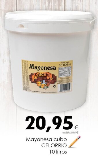 Cash Ifa Mayonesa cubo Celorrio 10 litros oferta