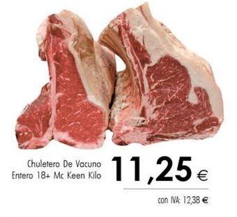 Cash Ifa Chuletero De Vacuno Entero 18+ Mc Keen Kilo oferta