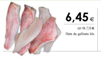 Cash Ifa Filete de gallineta kilo oferta