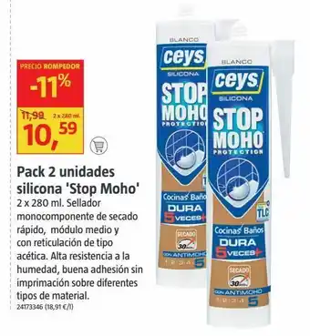 Bauhaus Silicona ceys oferta