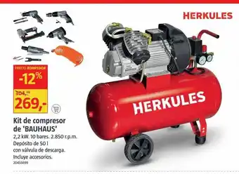 Bauhaus Compresor de aceite oferta