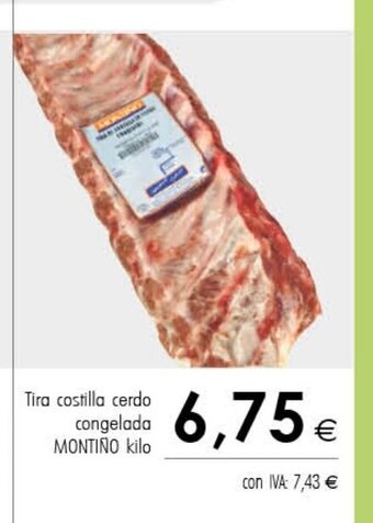Cash Ifa Tira costilla cerdo congelada Montiño kilo oferta