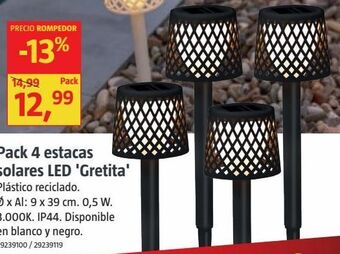 Bauhaus Luz solar oferta