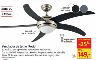 Bauhaus Ventilador de techo oferta