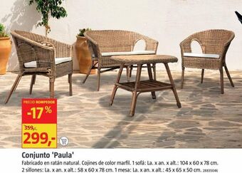 Bauhaus Conjunto de jardín oferta