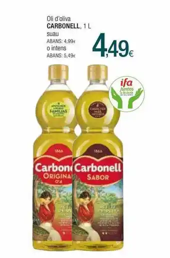 Condis Oli D'oliva Carbonell Suau O Intens oferta