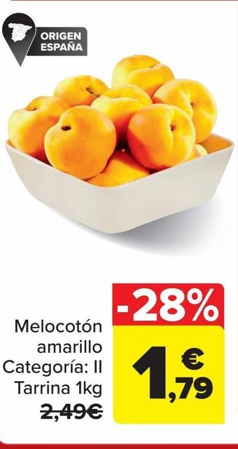 Carrefour Melocotón amarillo oferta
