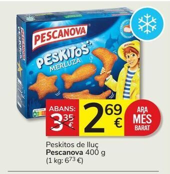 Consum Peskitos de merluza pescanova 400 g oferta