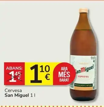 Consum Cerveza san miguel 1 l oferta