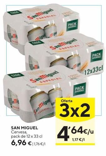 Caprabo Cerveza san miguel oferta