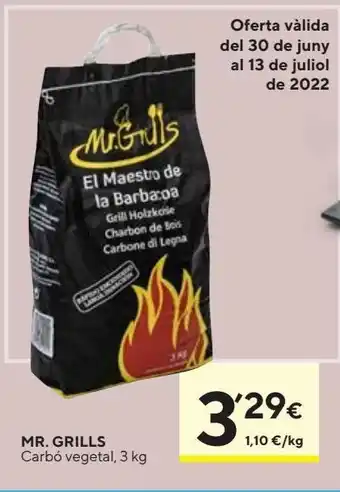 Caprabo Carbón vegetal oferta