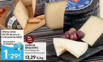 Caprabo Queso mezcla garcía baquero oferta