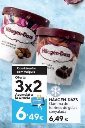Caprabo Tarrina de helado häagen-dazs oferta
