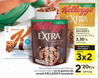 Caprabo Cereales kellogg's oferta