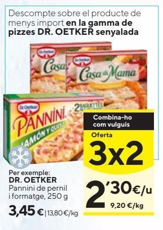 Caprabo Paninis dr oetker oferta