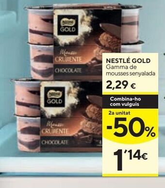 Caprabo Mousse de chocolate nestlé oferta