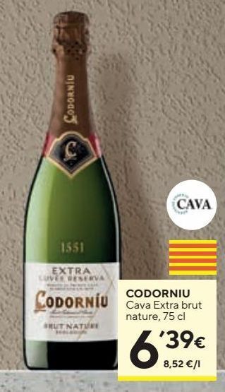 Caprabo Cava brut codorniu oferta