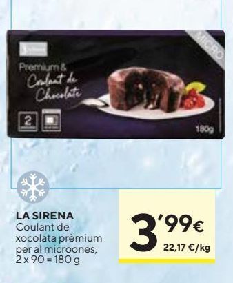 Caprabo Coulant de chocolate oferta