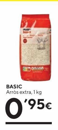 Caprabo Arroz basic oferta
