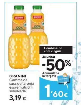 Caprabo Zumo granini oferta