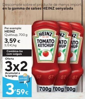 Caprabo Ketchup heinz oferta